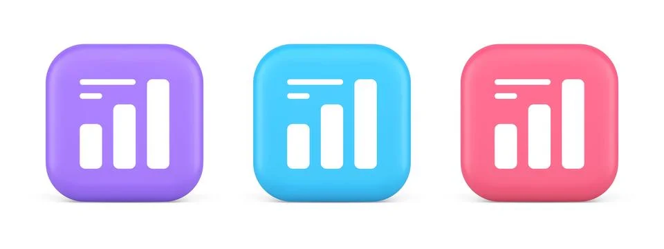 Bar graph business analyzing button diagram profit progress stock market st.. イラスト素材
