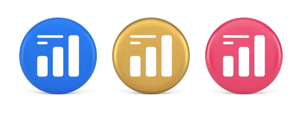 Bar graph business analyzing button diagram profit progress stock market st.. Stock Illustration