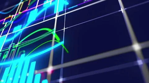 Bar graph, Chart bar graph, Chart. Computer generated 3d render Copyright:... Foto stock