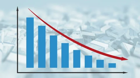 Bar graph chart diagram 動画素材 113206062