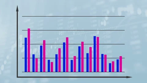 Bar graph chart diagram Stockbeeldmateriaal 114824429