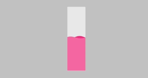 Bar graph chart medium pink isolated Stock Footage 337963372