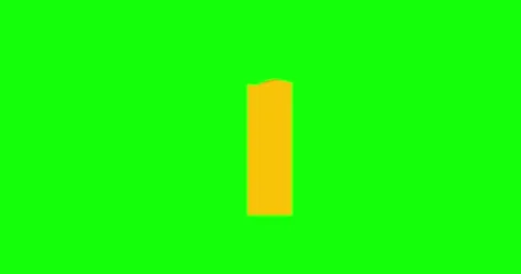 Bar graph chart waving up and down space high yellow greenbox Stock Footage 339604784