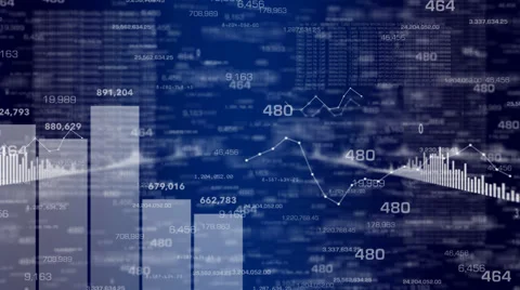 Bar graph data and charts. Stock Footage 65108137