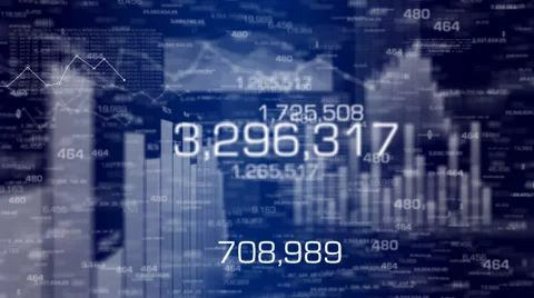 Bar graph data and charts. Stock Footage 65111323