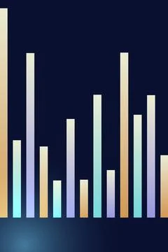 Bar Graph Data Visualization Stock Photos