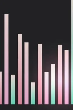 Bar Graph Data Visualization 스톡 사진