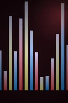 Bar Graph Data Visualization Stock Photos