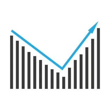 Bar graph diagram Stock Illustration
