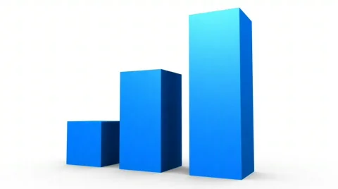 Bar Graph. Stock Footage