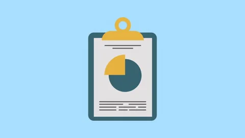 Bar graph going up, statistics bars columns growth 2d Animation with Alpha Matte Stock Footage 335917805