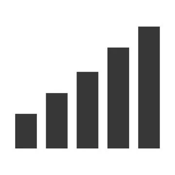 Bar graph icon Stock Illustration
