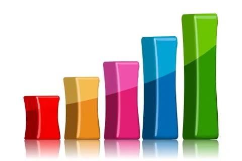 Bar graph Stock-Illustration