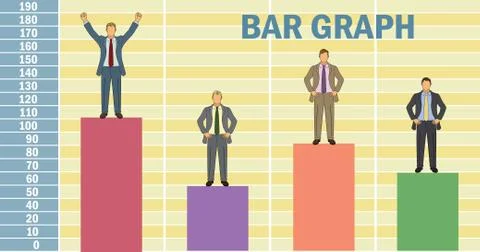 Bar Graph Stock Illustration