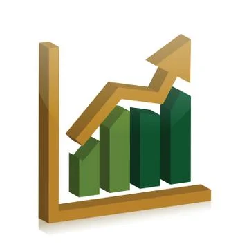 Bar graph Stock Illustration