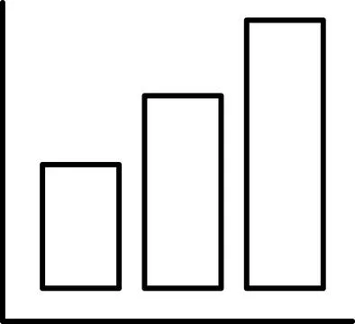 Bar graph line icons set. Graph, Line, Bar, Chart, Diagram, Report, Statistics Stock Illustration