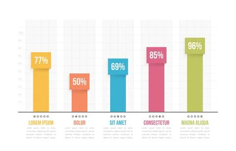 Bar Graph Template Stock Illustration