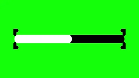 Bar Green Screen Chroma Key Element Stock-Footage 342788504