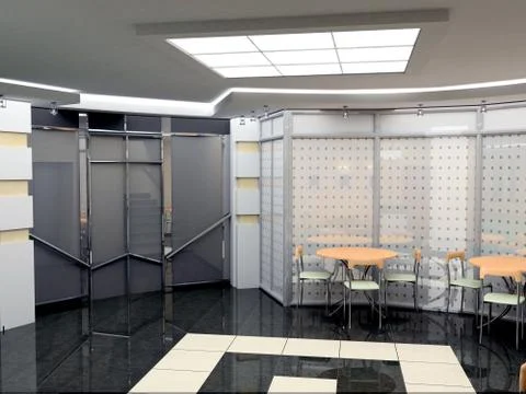 Bar in hotel Stock Illustration