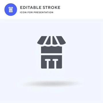 Bar icon vector, filled flat sign, solid pictogram isolated on white, logo il Stock Illustration