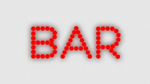 BAR LED Display Board Stock Footage 229918058