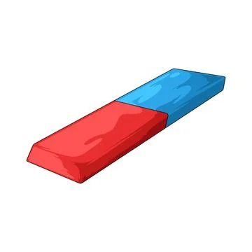 Bar magnet illustration Stock Illustration