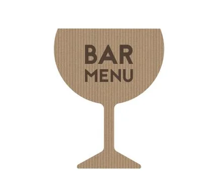 Bar menu Stock Illustration