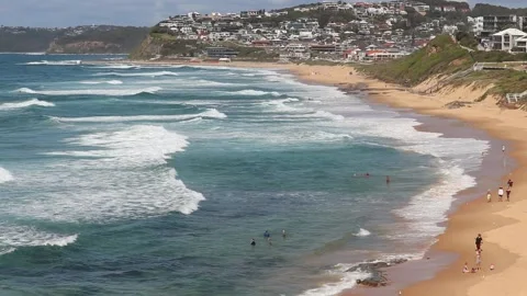 Bar to Merewether Stock Footage 235664925