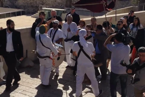 Bar Mitzvah in Jerusalem 2 Stock Footage 36540243