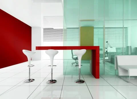 Bar in a modern interior Stock Illustration