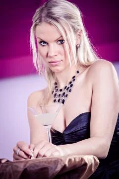 In the bar Stock Photos