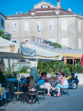 Bar in Piran Stock Photos