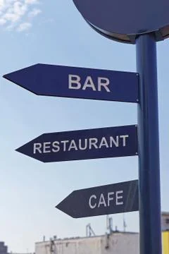 Bar restaurant cafe Stock Photos