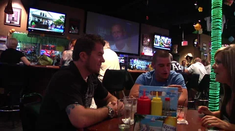 Bar Scene 스톡 동영상 1644358