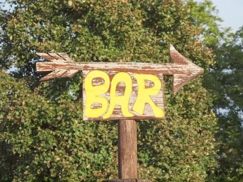 Bar sign Stock Photos