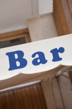 Bar Sign Foto stock
