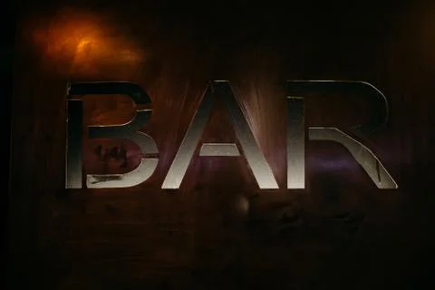 Bar sign Stock Photos