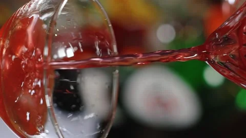 Bar. Slow motion. 120 fps. Vertical video. Close up. Stock Footage 172440046