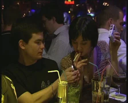 Bar smoke Stock Footage 10911391