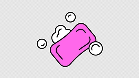 Bar soap Vídeo Stock 335391524