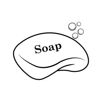 Bar soap icon Stock Illustration