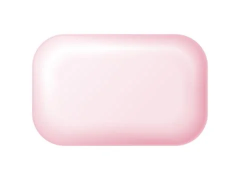Bar of soap isolated on white. Easy recolored vector 스톡 일러스트