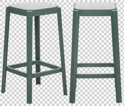 Bar stool isolated, modern kitchen and home bar furniture Illustrazione stock