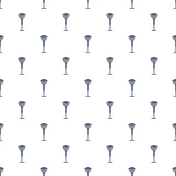 Bar stool repeating pattern on white background Stock Illustration