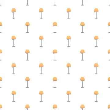 Bar stool seamless pattern for interior design Stock Illustration