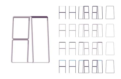 Bar stool set Stock Illustration