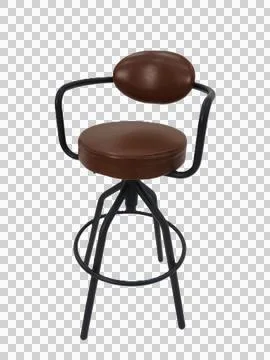 Bar stool trasnparent background Stock Photos