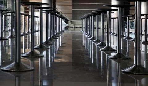 Bar tables Stock Photos