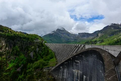 The Barage de Roselend Stock Photos