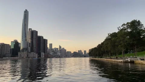 Barangaroo in the morning Stock Footage 151636238